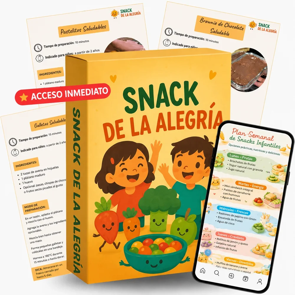 Guía Meriendas Felices con acceso inmediato y plan semanal