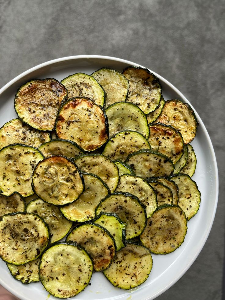 Calabacín al horno preparada en casa por Andrea Muñoz